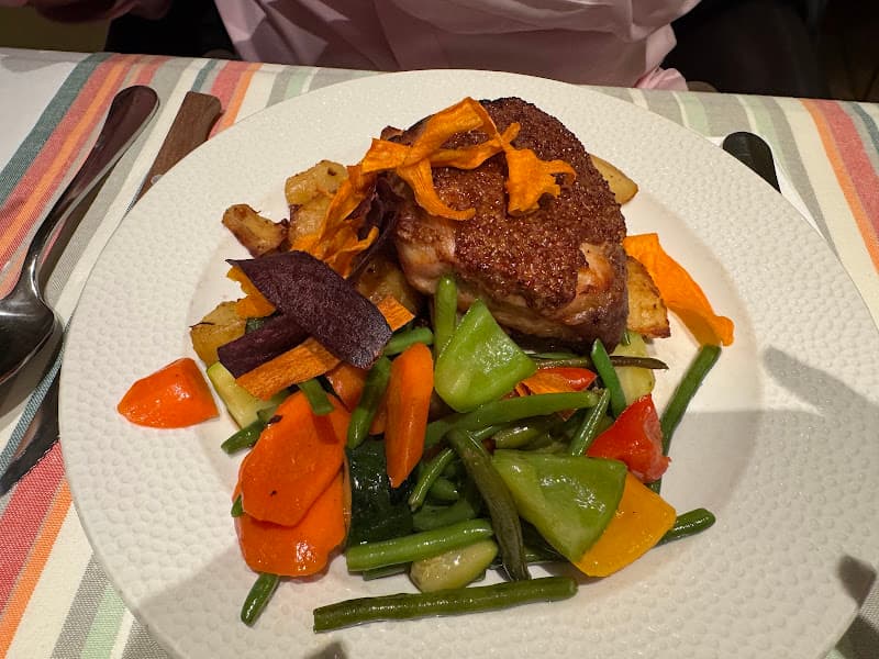 Seared chicken with roasted vegetables — original